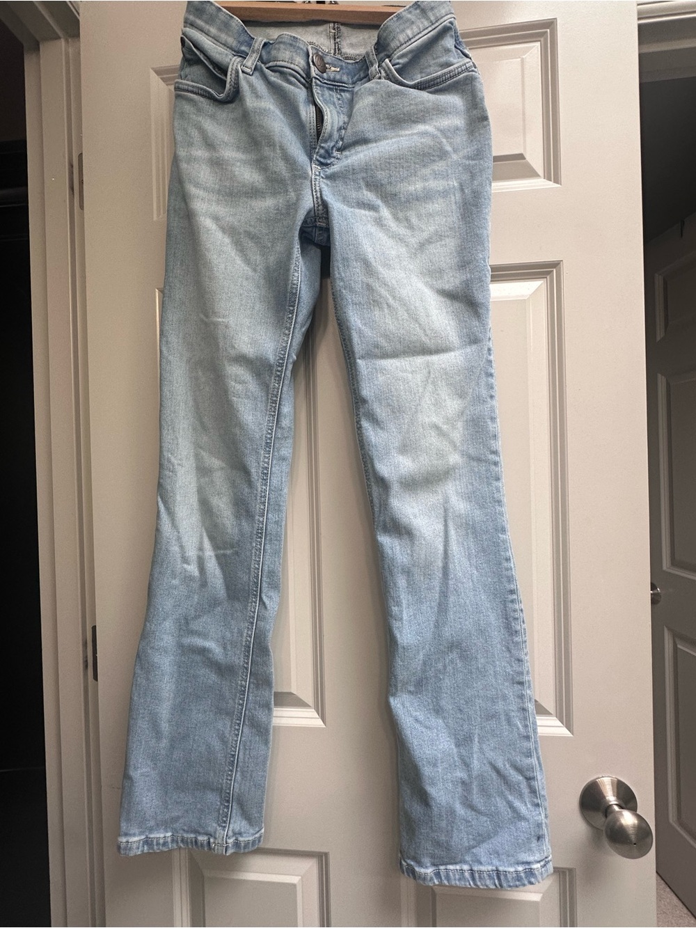Wrangler Light Blue Flared Women's Willow Jeans EUC